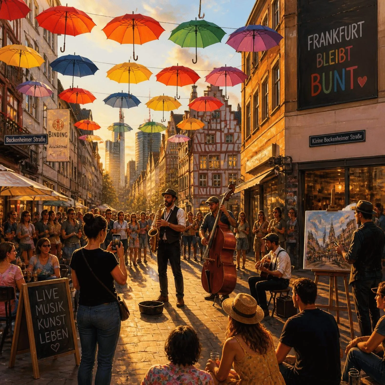 A lively shopping street of owner-run businesses