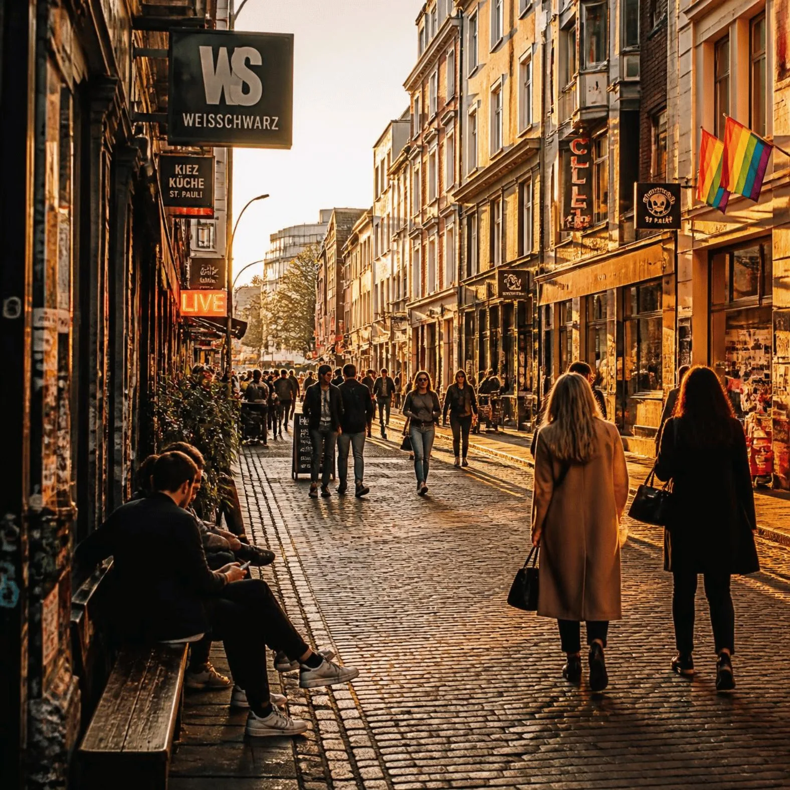 A lively shopping street of owner-run businesses