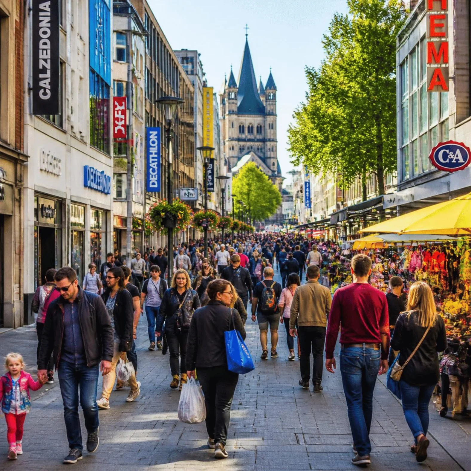 A lively shopping street of owner-run businesses