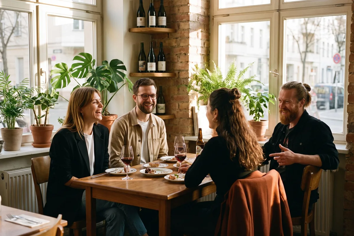 Lokale Lieblinge in der Stadt: Restaurants, Cafés und kleine Läden