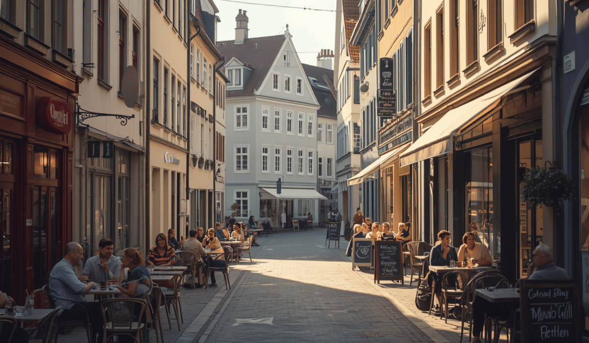 Lokale Lieblinge in der Stadt: Restaurants, Cafés und kleine Läden