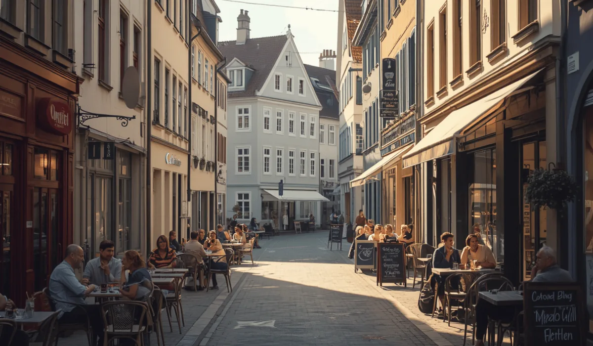 Gedeckter Tisch in einem inhabergeführten Restaurant